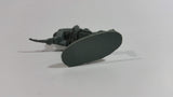 Vintage Blue-Box Toys Grey Plastic Army Figures Made in Hong Kong - Lot of 20