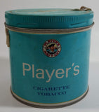 Vintage Early 1970s Player's Navy Cut Cigarette Tobacco 200g Blue Tin Can