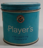 Vintage Early 1970s Player's Navy Cut Cigarette Tobacco 200g Blue Tin Can