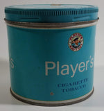 Vintage Early 1970s Player's Navy Cut Cigarette Tobacco 200g Blue Tin Can
