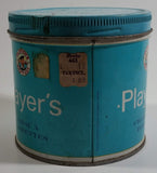 Vintage Early 1970s Player's Navy Cut Cigarette Tobacco 200g Blue Tin Can