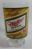 Vintage Miller High Life The Champagne of Beers 6 3/4" Tall Large Glass Beer Cup
