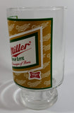 Vintage Miller High Life The Champagne of Beers 6 3/4" Tall Large Glass Beer Cup