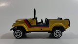 Burago Street Fire No. 4122 Jeep CJ-7 Yellow Shell Pirelli 1/43 Scale Die Cast Toy Car Vehicle New in Box
