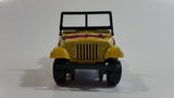 Burago Street Fire No. 4122 Jeep CJ-7 Yellow Shell Pirelli 1/43 Scale Die Cast Toy Car Vehicle New in Box