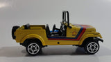 Burago Street Fire No. 4122 Jeep CJ-7 Yellow Shell Pirelli 1/43 Scale Die Cast Toy Car Vehicle New in Box