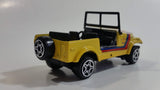 Burago Street Fire No. 4122 Jeep CJ-7 Yellow Shell Pirelli 1/43 Scale Die Cast Toy Car Vehicle New in Box