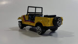 Burago Street Fire No. 4122 Jeep CJ-7 Yellow Shell Pirelli 1/43 Scale Die Cast Toy Car Vehicle New in Box