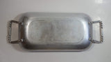 Vintage B.W. Buenilum Hammered Aluminum Serving Platter Tray with Handles Made in U.S.A.