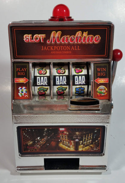 Slot Machine Jackpot On All Light Up Battery Operated Slot Machine Coin Bank
