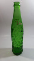 Rare Vintage 1961 Teem Lemon Lime Drink Green Embossed Glass 10 Fl oz Beverage Bottle
