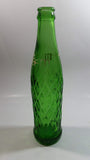 Rare Vintage 1961 Teem Lemon Lime Drink Green Embossed Glass 10 Fl oz Beverage Bottle
