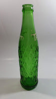 Rare Vintage 1961 Teem Lemon Lime Drink Green Embossed Glass 10 Fl oz Beverage Bottle