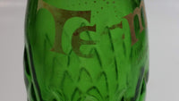 Rare Vintage 1961 Teem Lemon Lime Drink Green Embossed Glass 10 Fl oz Beverage Bottle