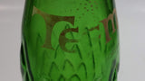 Rare Vintage 1961 Teem Lemon Lime Drink Green Embossed Glass 10 Fl oz Beverage Bottle