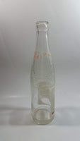 Vintage 1956 Sparkling Pepsi Cola Soda Pop Red and White 10 Fl oz Clear Glass Beverage Bottle Montreal