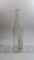 Vintage 1956 Sparkling Pepsi Cola Soda Pop Red and White 10 Fl oz Clear Glass Beverage Bottle Montreal