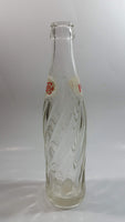 Vintage 1966 Dual Logo Pepsi-Cola Pepsi 10 Fl oz. Clear Twist Soda Pop Bottle