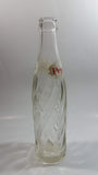 Vintage 1966 Dual Logo Pepsi-Cola Pepsi 10 Fl oz. Clear Twist Soda Pop Bottle