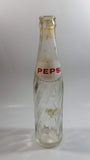 Vintage 1973 Dual Logo Pepsi-Cola Pepsi 10 Fl oz. Clear Twist Soda Pop Bottle