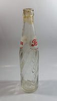 Vintage 1973 Dual Logo Pepsi-Cola Pepsi 10 Fl oz. Clear Twist Soda Pop Bottle