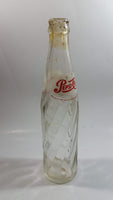 Vintage 1973 Dual Logo Pepsi-Cola Pepsi 10 Fl oz. Clear Twist Soda Pop Bottle