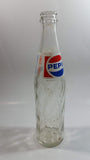 Vintage 1970s Glass Pepsi Bottle 10.6 oz fl 300mL English & French