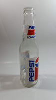 Rare Hard To Find Vintage Pepsi Cola Long Neck "Throw Fast Run Hard Drink Pepsi" Vancouver Canadians Baseball Team 355mL Clear Glass Bottle