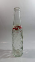 Vintage 1974 Dual Logo Pepsi-Cola Pepsi 10 Fl oz. Clear Twist Soda Pop Bottle