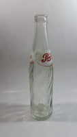 Vintage 1974 Dual Logo Pepsi-Cola Pepsi 10 Fl oz. Clear Twist Soda Pop Bottle