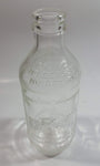 Vintage 1960s Schweppes Famous Since 1794 10 Fl oz Stubby Embossed Clear Glass Beverage Bottle