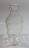 Vintage 1960s Schweppes Famous Since 1794 10 Fl oz Stubby Embossed Clear Glass Beverage Bottle