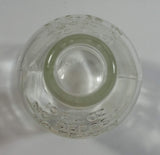 Vintage 1960s Schweppes Famous Since 1794 10 Fl oz Stubby Embossed Clear Glass Beverage Bottle