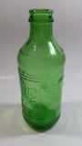 Vintage 1960s 7up "fresh up" with 7up Ca Ravigote 10 Fl oz Stubby Embossed Green Glass Beverage Bottle
