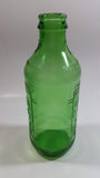 Vintage 1960s 7up "fresh up" with 7up Ca Ravigote 10 Fl oz Stubby Embossed Green Glass Beverage Bottle