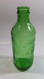 Vintage 1960s 7up "fresh up" with 7up Ca Ravigote 10 Fl oz Stubby Embossed Green Glass Beverage Bottle