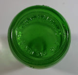 Vintage 1960s 7up "fresh up" with 7up Ca Ravigote 10 Fl oz Stubby Embossed Green Glass Beverage Bottle