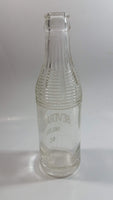 Rare Antique 1930s McDonald's Beverages Nelson B.C. 6 ½ oz Ringed Clear Glass Soda Pop Bottle