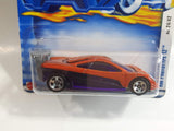 2002 Hot Wheels First Editions HW Prototype 12 Metalflake Dark Orange Die Cast Toy Car Vehicle New in Package