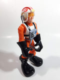 2004 Playskool Hasbro Lucasfilm Star Wars Jedi Force Luke Skywalker 6" Tall Toy Action Figure
