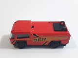 2013 Fast Lane EA-002 EM 002 Fire Truck Red Die Cast Toy Car Vehicle