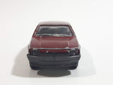 Majorette Renault 25 No. 222 Dark Red Burgundy Maroon 1/63 Scale Die Cast Toy Car Vehicle with Opening Doors