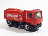 2011 Matchbox City Action MBX Street Cleaner Red Die Cast Toy Car Vehicle