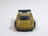 1998 Hot Wheels GT Racer Metallic Gold Die Cast Toy Car Vehicle