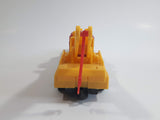 Unknown Brand Semi Tow Truck Red and Yellow Plastic Die Cast Toy Car Vehicle