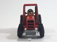 Welly No. 9131 Farm Tractor Red Die Cast Toy Car Vehicle