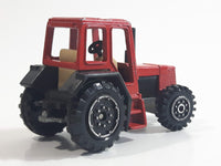 Welly No. 9131 Farm Tractor Red Die Cast Toy Car Vehicle