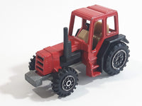 Welly No. 9131 Farm Tractor Red Die Cast Toy Car Vehicle