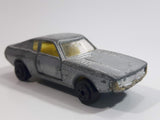 Vintage Zylmex P330 Toyota Celica Silver Grey Die Cast Toy Car Vehicle with Opening Doors