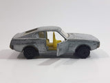 Vintage Zylmex P330 Toyota Celica Silver Grey Die Cast Toy Car Vehicle with Opening Doors